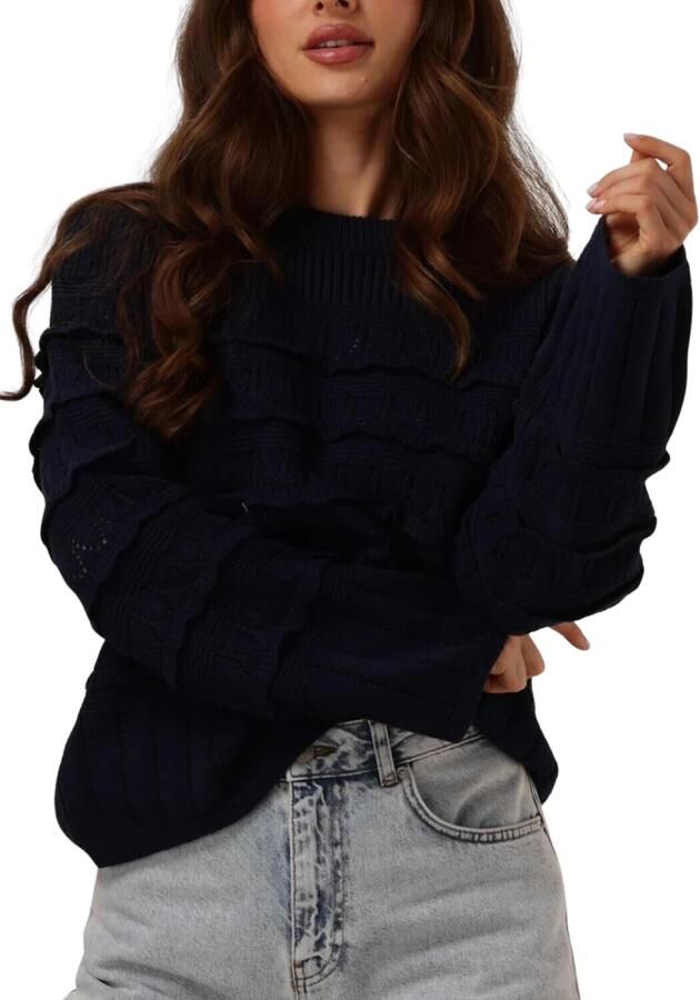 Y.A.S. Dames Truien & Vesten Yastimu Ls Knit Pullover Donkerblauw - Foto 7