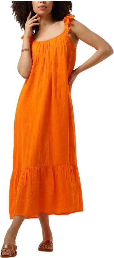 Y.A.S. Dames Jurken Yasloulou Strap Long Dress Oranje - Foto 3