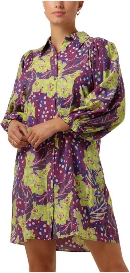 Y.A.S. Dames Jurken Yasemili 7 8 Shirt Dress S. Paars - Foto 4