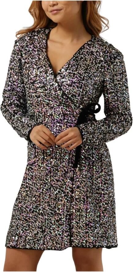 Y.A.S. Dames Jurken Yasmultiseq Ls Wrap Dress Paars - Foto 3