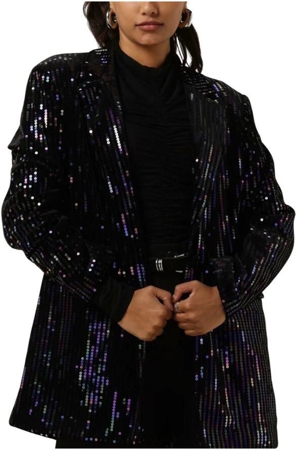 Y.A.S. Dames Blazers Yaseliva Sequin Ls Long Blazer Zwart - Foto 3