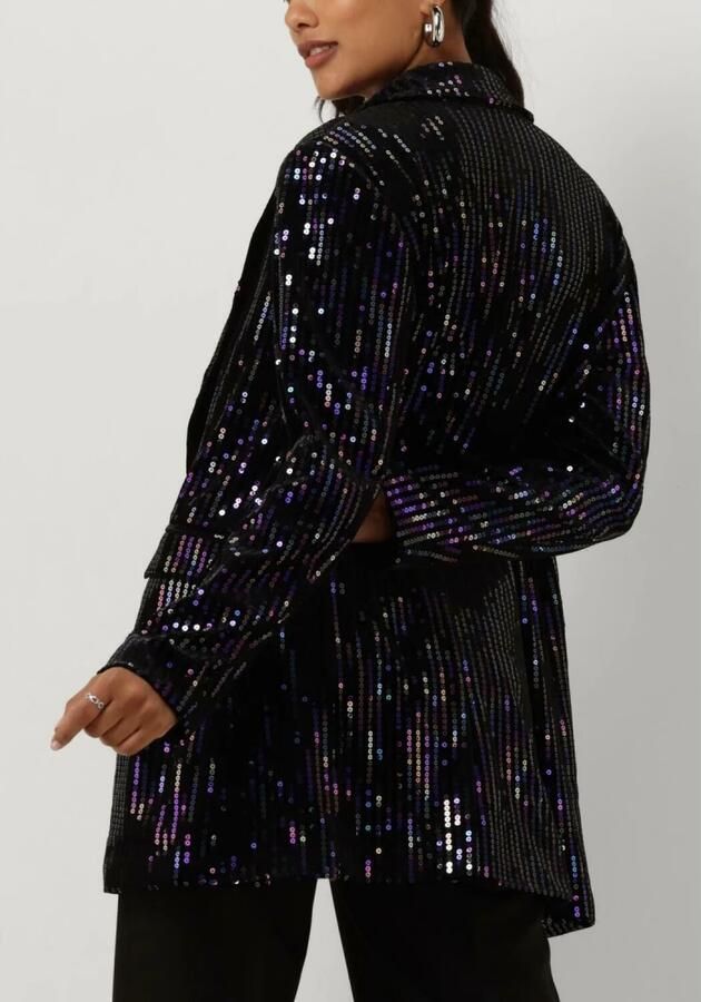 Y.A.S. Dames Blazers Yaseliva Sequin Ls Long Blazer Zwart - Foto 2