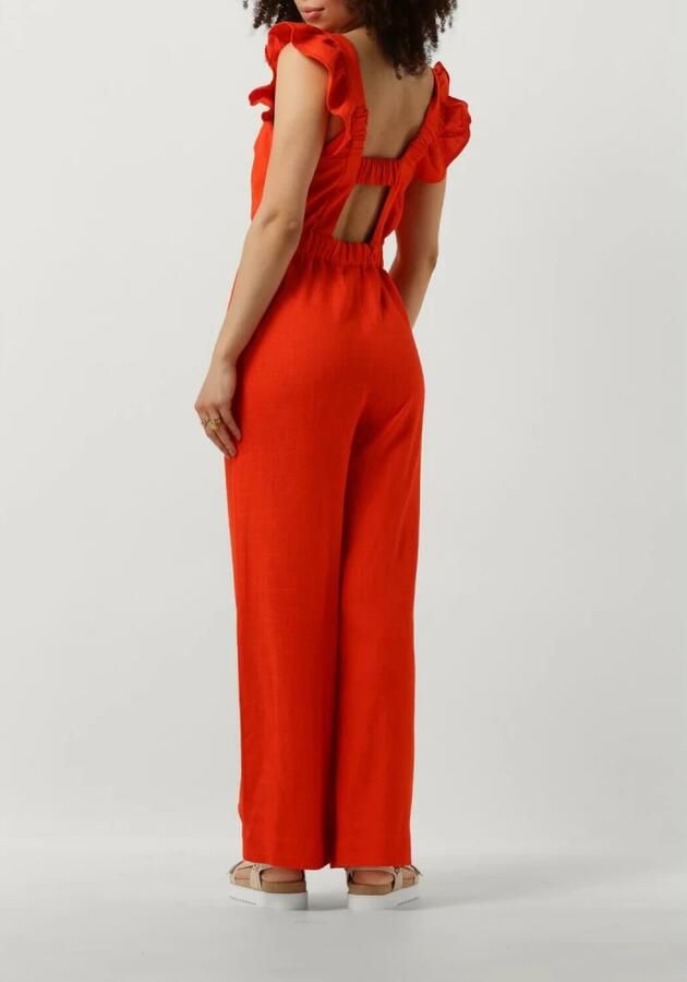 YAS Jumpsuit van een mix van viscose en linnen model ' ISMA' - Foto 2