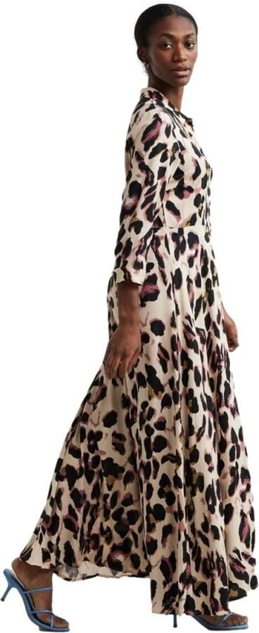 Y.A.S Jurk met overhemdkraag YASSAVANNA LONG SHIRT DRESS - Foto 7