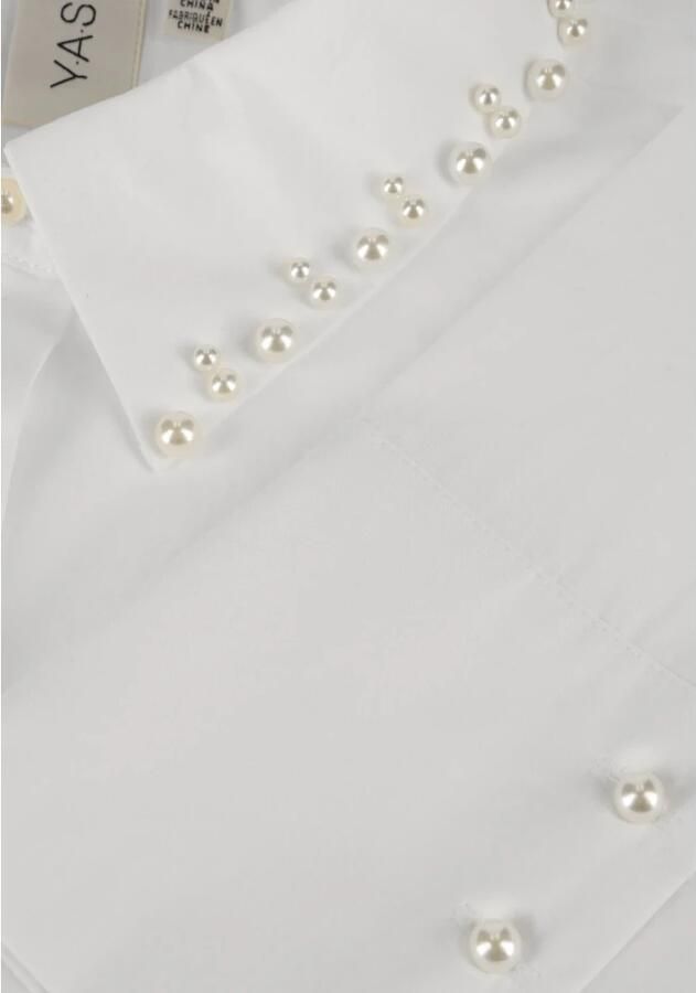 Y.A.S Veelzijdige Witte Blouse Yaskimmea LS Shirt White Dames