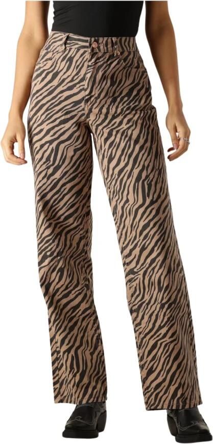 Y.A.S Wijde Pijp Zwarte Jeans Multicolor Dames - Foto 5