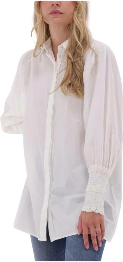 Y.A.S Witte Blouse Yasklino Lange Mouwen White Dames - Foto 3