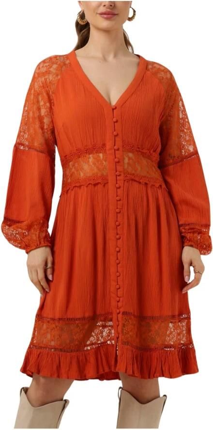 Y.A.S. Dames Jurken Yasmeza Ls Dress S. Oranje - Foto 7