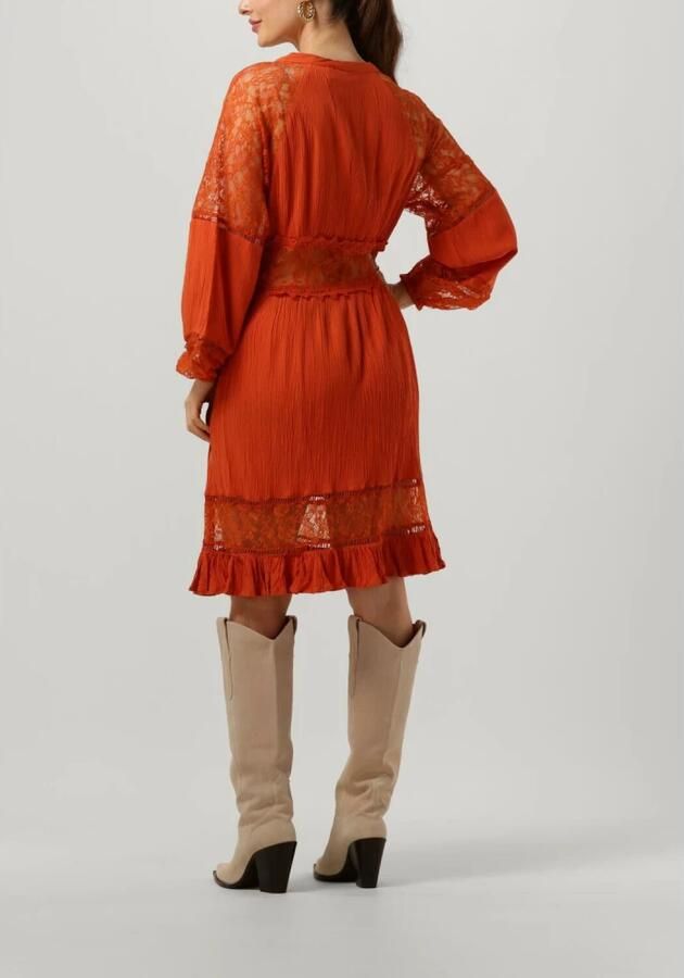 Y.A.S. Dames Jurken Yasmeza Ls Dress S. Oranje - Foto 6