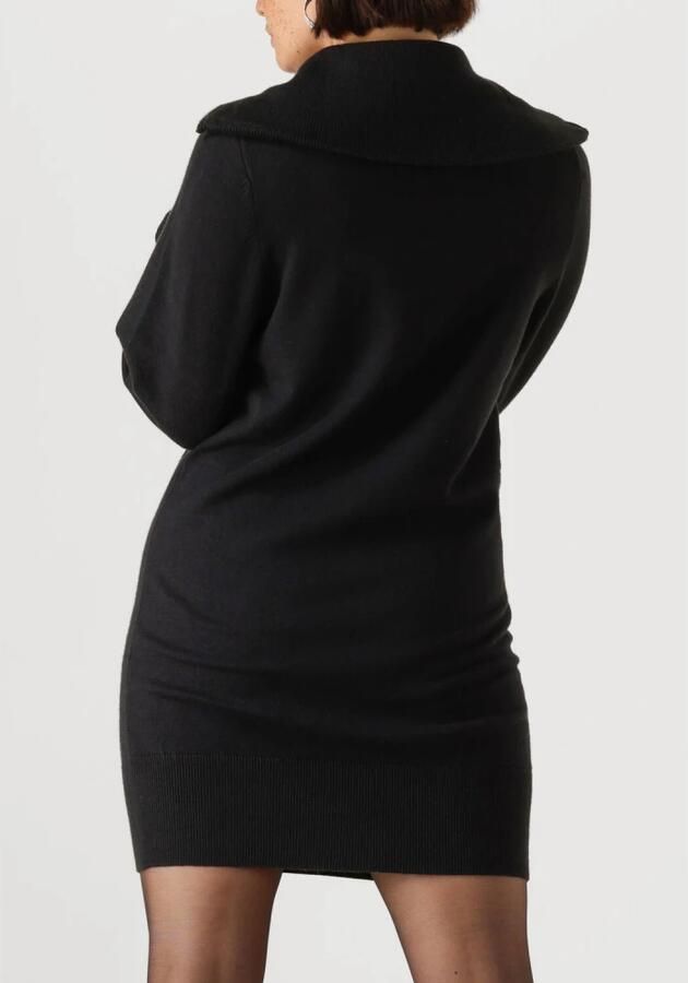 Y.A.S. Dames Jurken Yasshanti Ls Zip Knit Dress Zwart - Foto 6