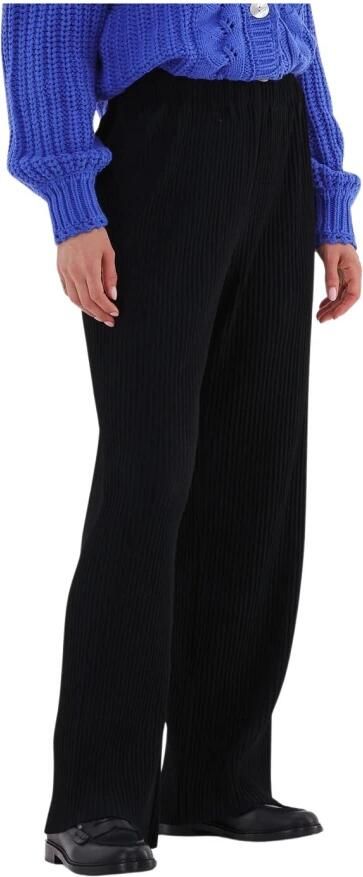 Y.A.S high waist straight fit pantalon YASALISA zwart - Foto 4