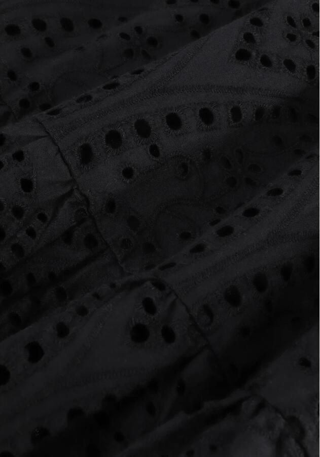 Y.A.S semi-transparante trapeze jurk YASHOLI van biologisch katoen zwart - Foto 7