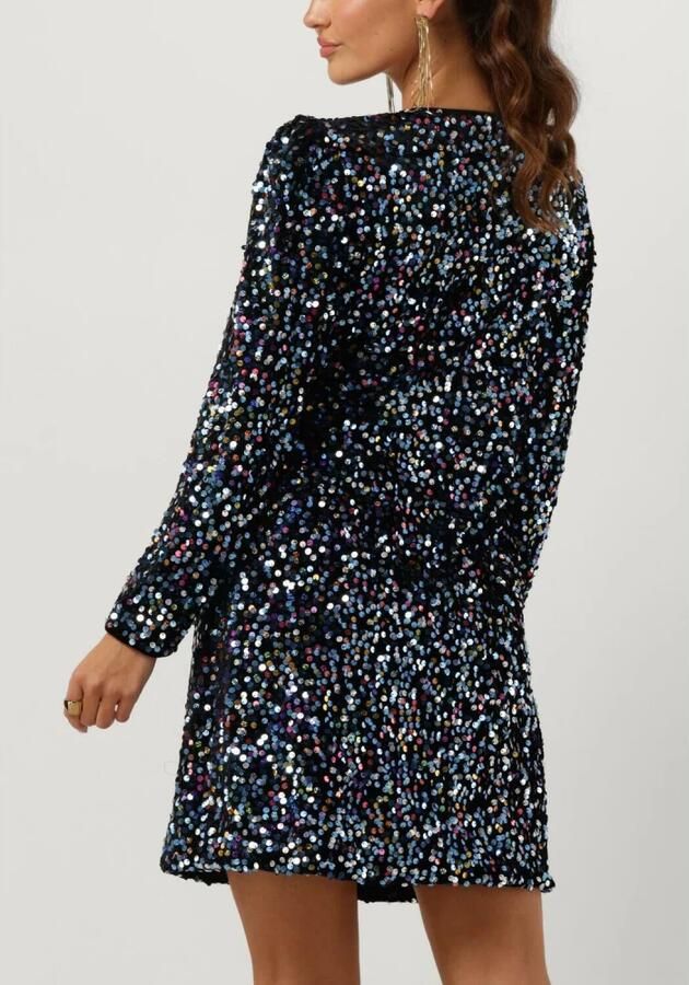 Y.A.S. Dames Jurken Yaskillo Sequin Ls Wrap Dress Zwart - Foto 2