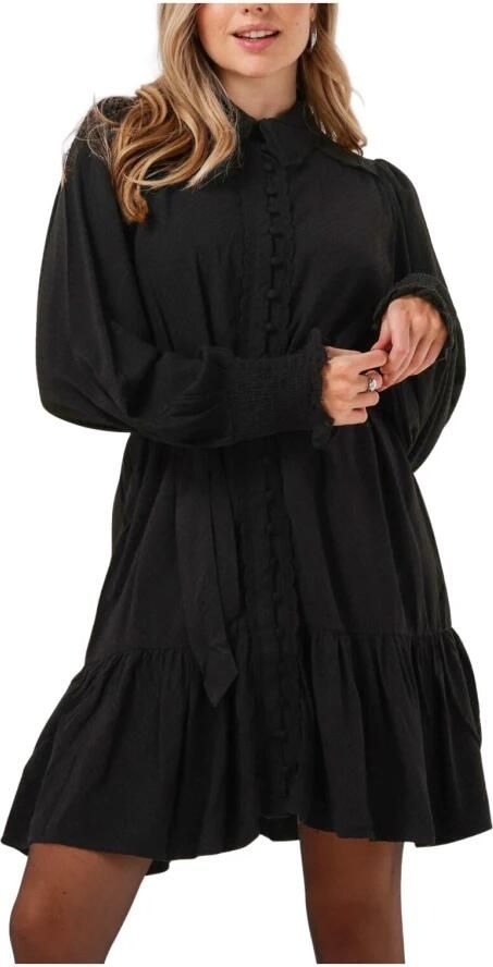 Y.A.S. Dames Jurken Yastilera Ls Shirt Dress Zwart - Foto 7