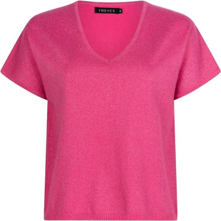 Ydence Stijlvolle T-shirts voor elke gelegenheid Pink Dames