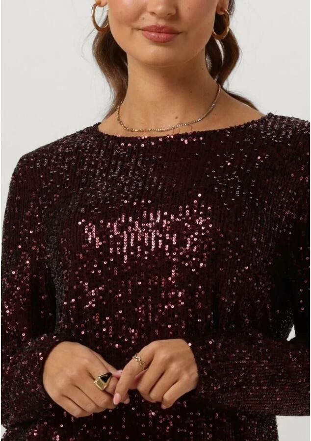 Ydence Annamae Bordeaux Jurk Dames Red Dames