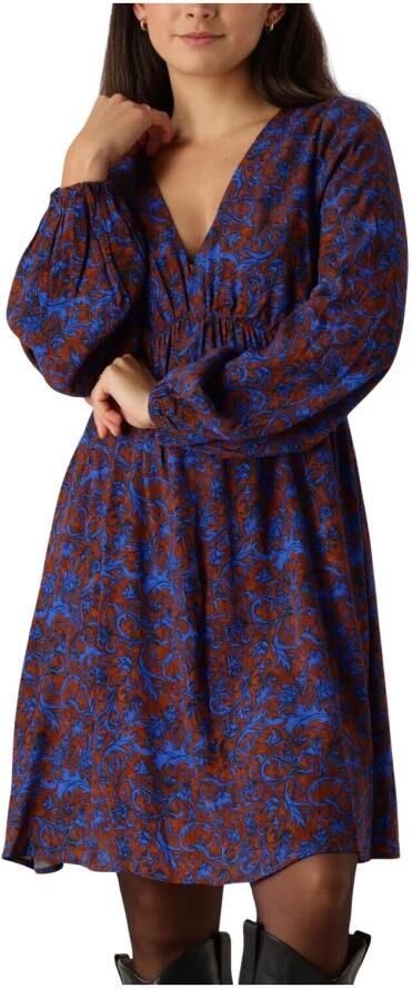 Ydence Blauwe Bloemen Mini Jurk Jaely Blue Dames - Foto 3