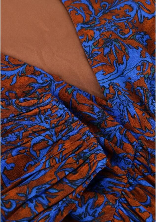 Ydence Blauwe Bloemen Mini Jurk Jaely Blue Dames