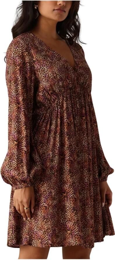 Ydence Bruine Mini Jurk Jaely Brown Dames - Foto 7