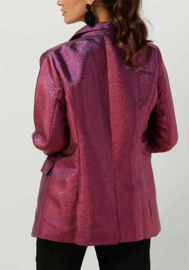 Ydence metallic oversized blazer Paige roze rood - Foto 2
