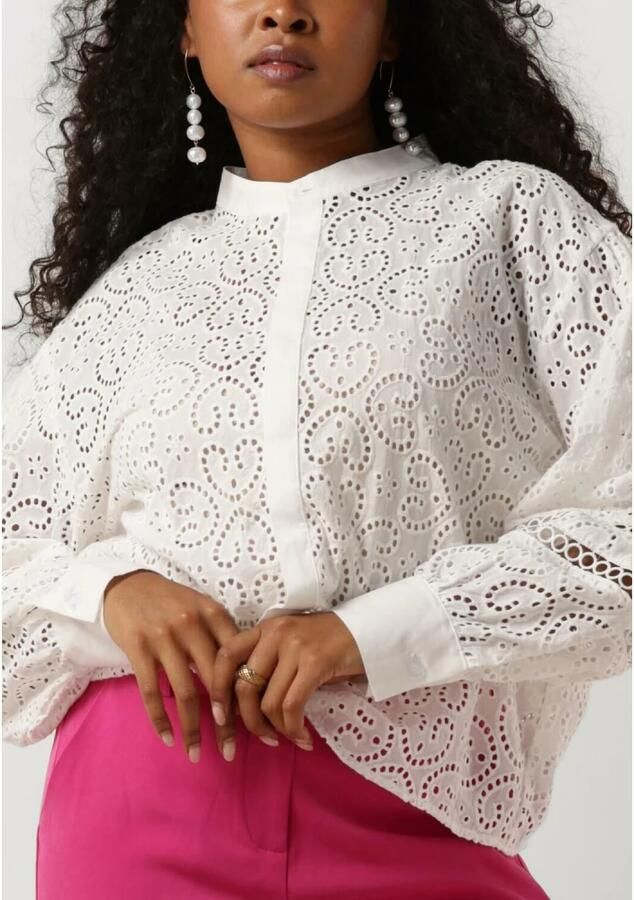 Ydence Elegante Borduurblouse Dana White Dames - Foto 4