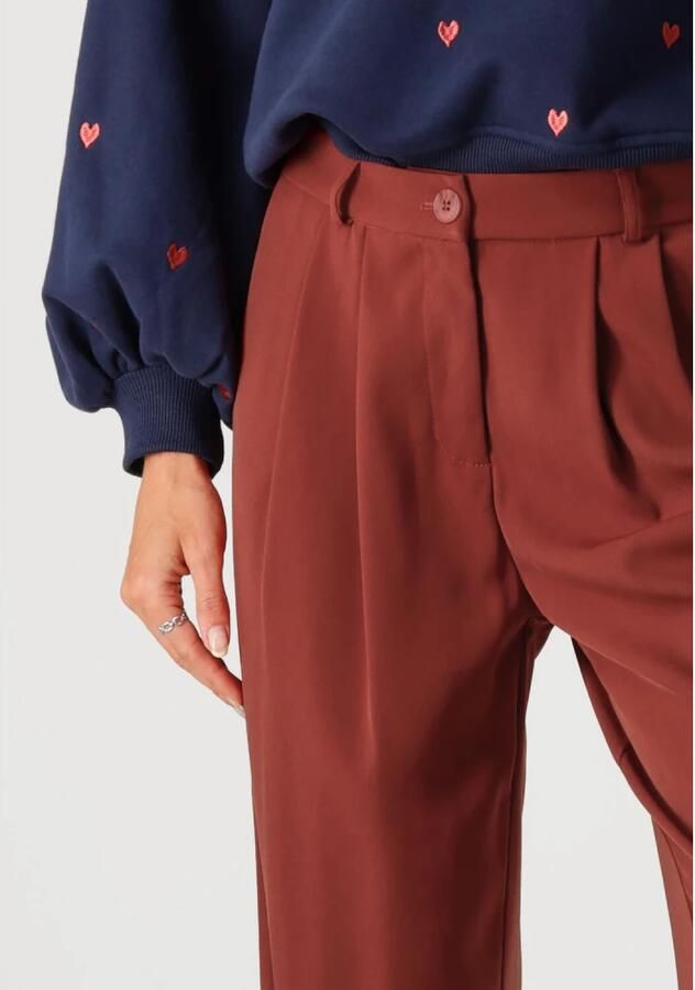 Ydence Elegante Roestkleurige Pantalon Phoebe Red Dames - Foto 4