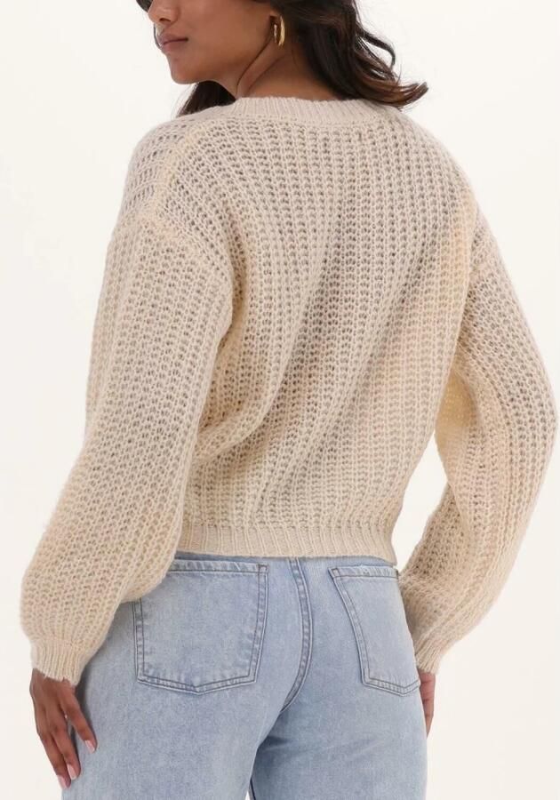 YDENCE Dames Truien & Vesten Knitted Sweater Beryl Ecru - Foto 2