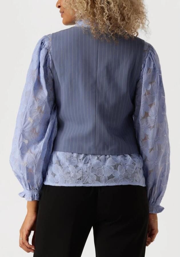 Ydence Gestreept Blauw Gilet Nadine Blue Dames - Foto 2