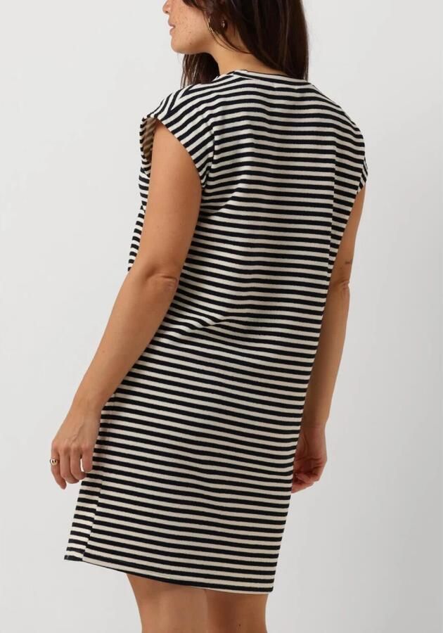 YDENCE Dames Jurken Dress Annalisa Blauw wit Gestreept - Foto 2