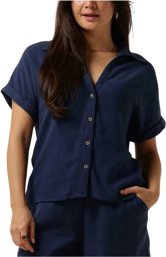YDENCE Dames Blouses Blouse Charlee Donkerblauw - Foto 3