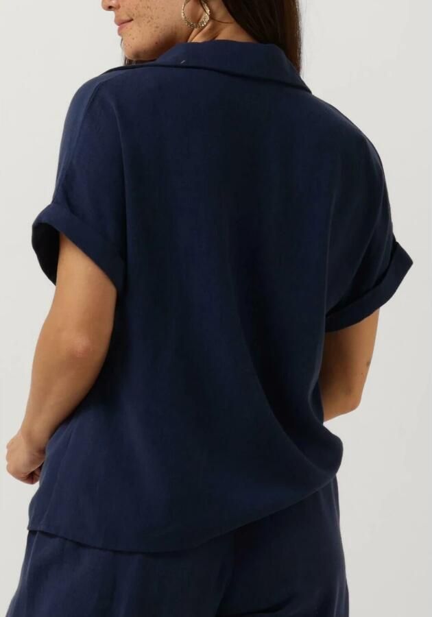 YDENCE Dames Blouses Blouse Charlee Donkerblauw - Foto 2