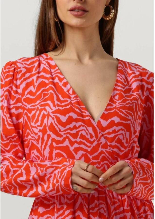 Ydence Rhode Rode Midi Jurk Dames Red Dames - Foto 5