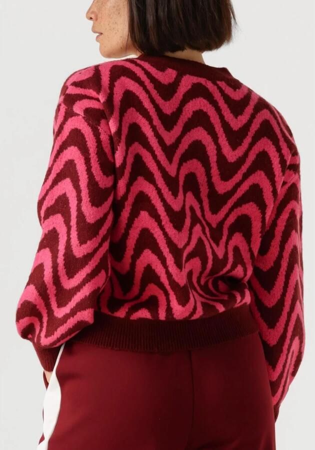 YDENCE Dames Truien & Vesten Knitted Sweater Blaise Roze - Foto 6
