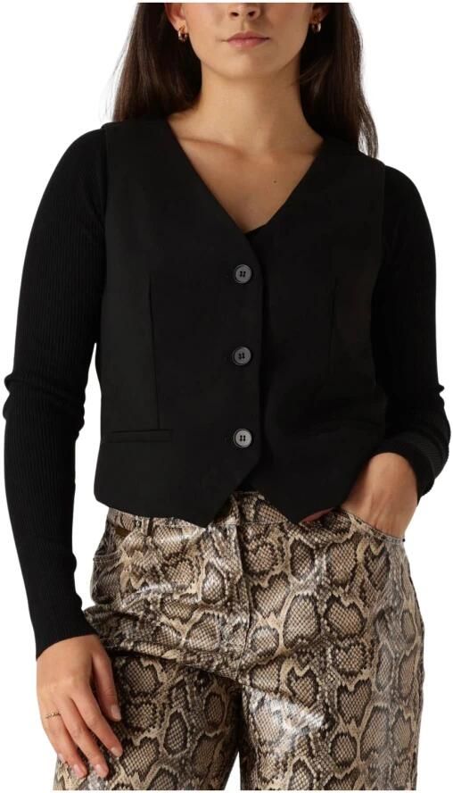 Ydence Veelzijdig Zwart Gilet Kaia Black Dames - Foto 3