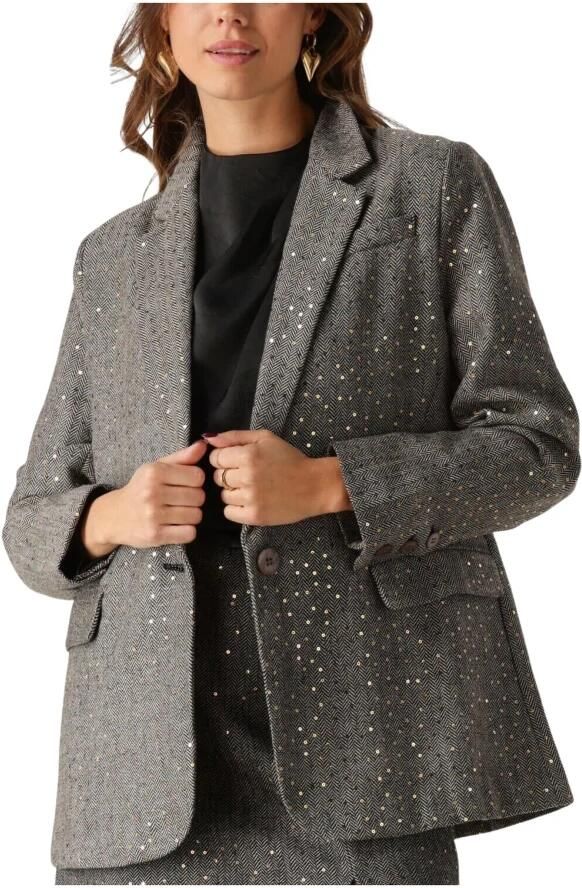 Ydence Veelzijdige Zwarte Blazer Piper Black Dames - Foto 3