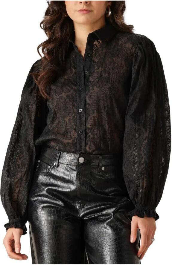 Ydence Veelzijdige Zwarte Blouse Maura Black Dames - Foto 3