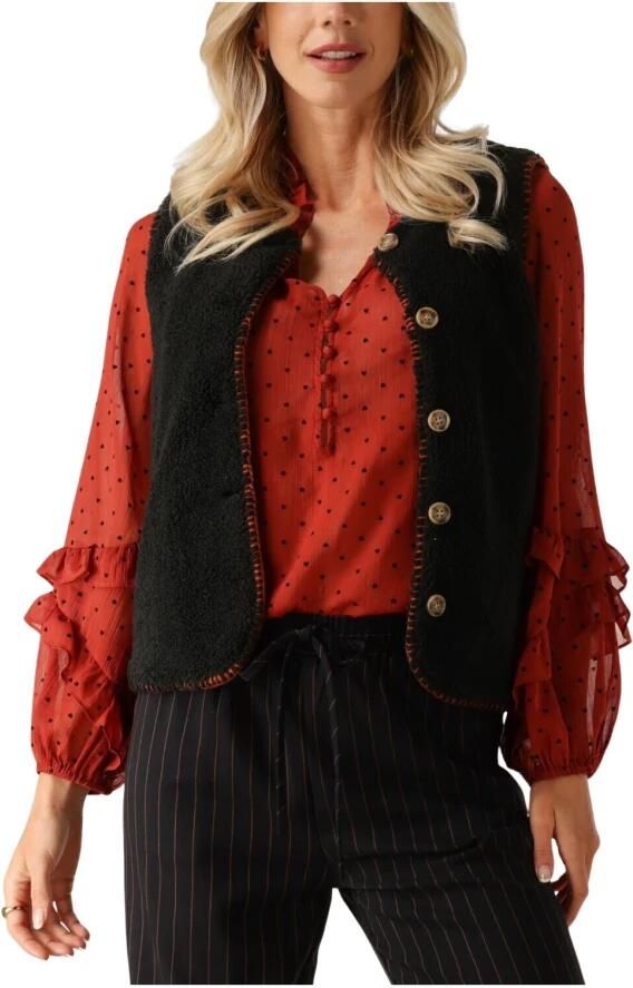 YDENCE Dames Blazers Gilet Evelynn Zwart - Foto 7