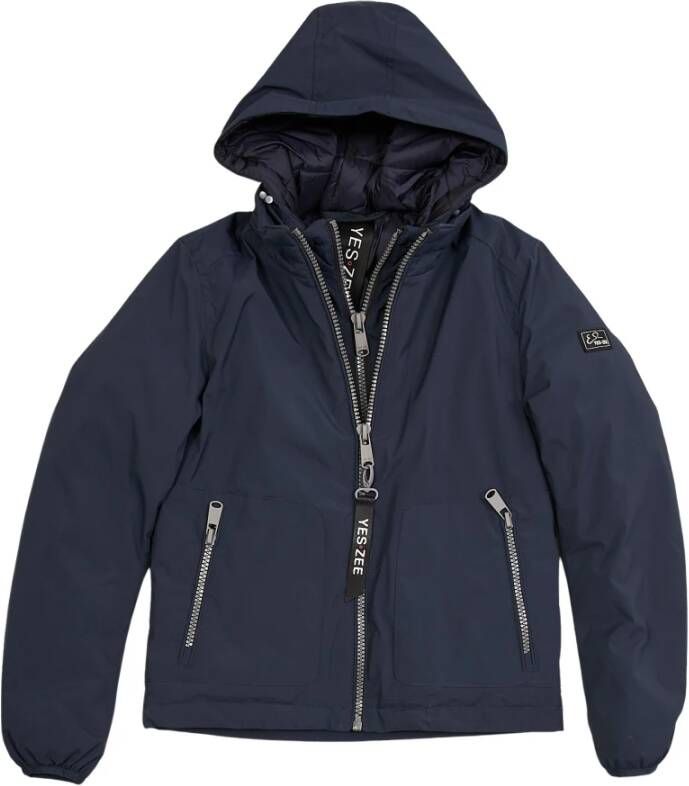 YES ZEE Blauwe Softshell Jas voor Jongens Blauw Heren