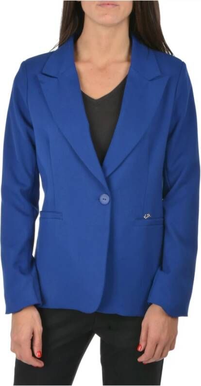 YES ZEE Blazerjas Blauw Dames
