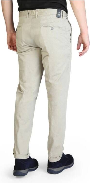 YES ZEE Heren Katoenen Broek Lente Zomer Collectie Beige Heren