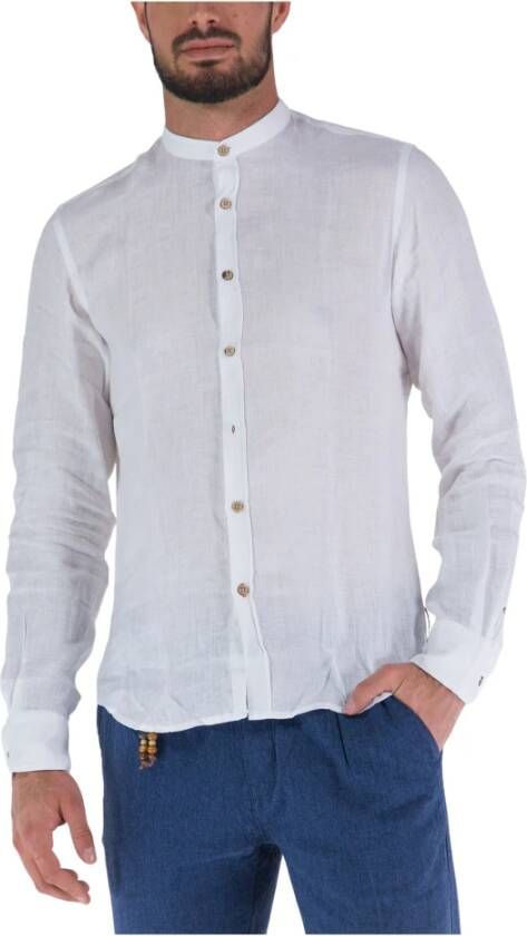 YES ZEE Casual Shirts White Heren