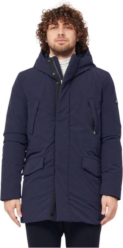 YES ZEE Parkas Blauw Heren