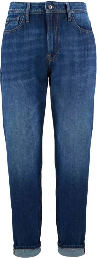 YES ZEE Heren Katoen Denim Jeans Regular Fit Blue Heren