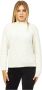 YES ZEE Geruite Acryl Pullover met Ronde Hals White Dames - Thumbnail 1