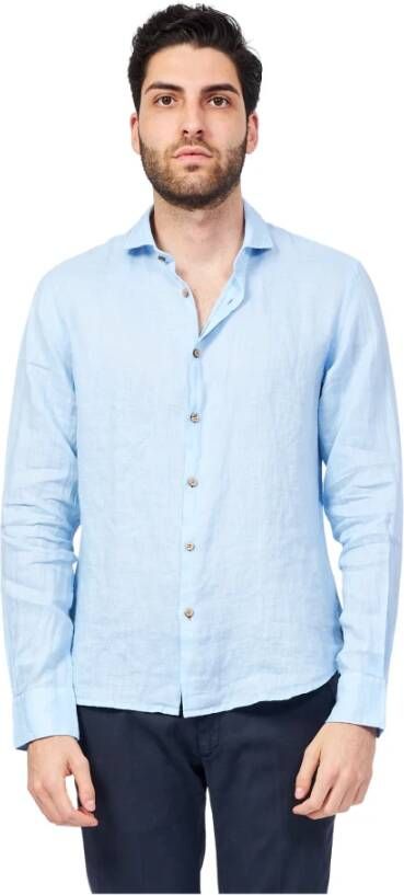 YES ZEE Formal Shirts Blauw Heren