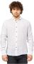 YES ZEE Linnen Casual Overhemd Klassieke Stijl White Heren - Thumbnail 2