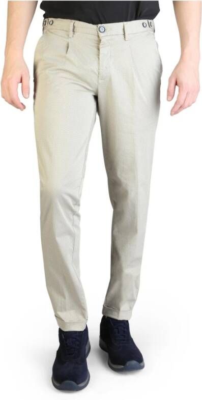 YES ZEE Heren Katoenen Broek Lente Zomer Collectie Beige Heren