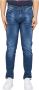 YES ZEE Denim jeans met schone lijnen en medium wassen Blue Heren - Thumbnail 1