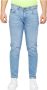 YES ZEE Elegante Lichtblauwe Comfort Denim Jeans Blue Heren - Thumbnail 2