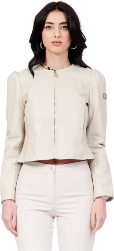 YES ZEE Light Jackets Beige Dames